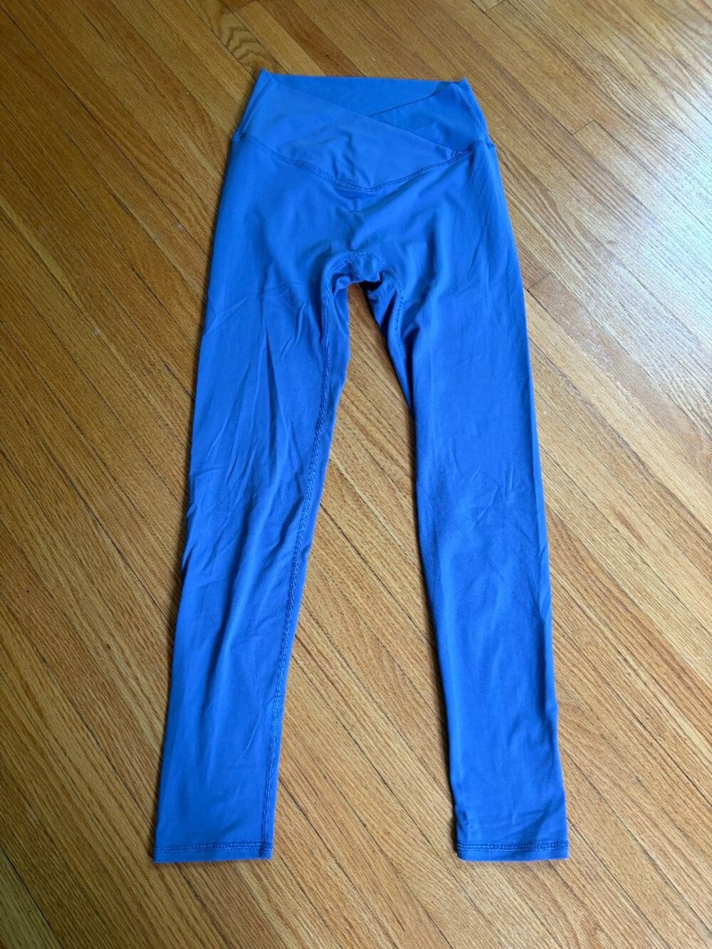 DYM Athletics Criss Cross Waist Leggings - Blue, Medium